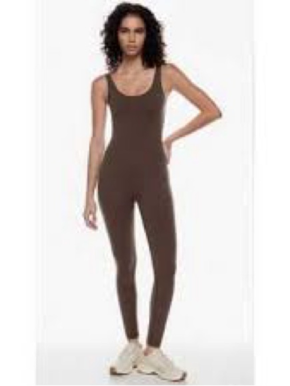 Aritzia Ten by Babaton Fonda Ribbed Sleeveless Jumpsuit M